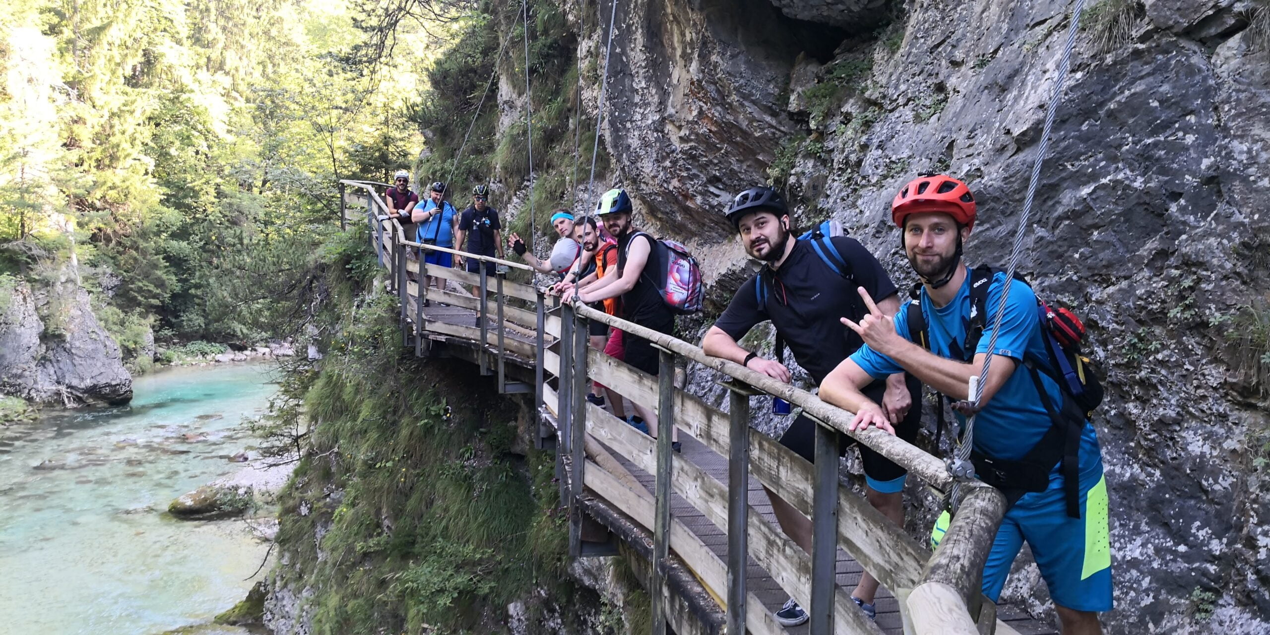 bike tour with exploration of the Slizza Gorge
