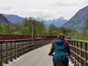 ciclabile alpe adria tratto ferrovia gemona venzone