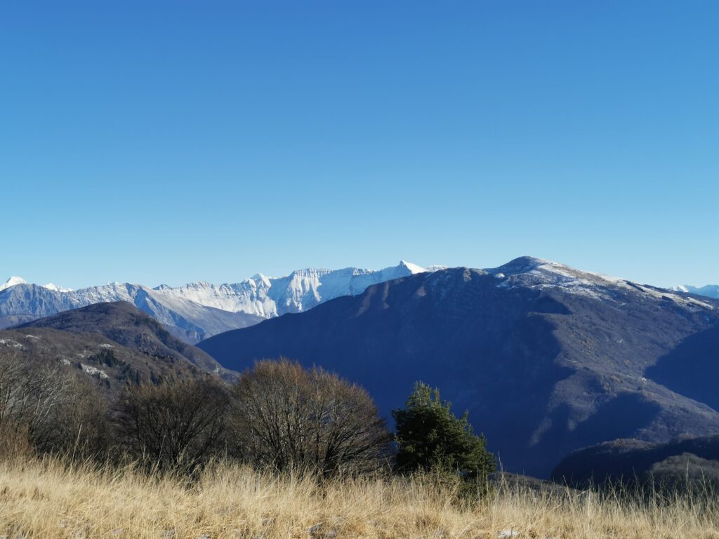 Monte Nero e Monte Matajur visti dallo Joanaz