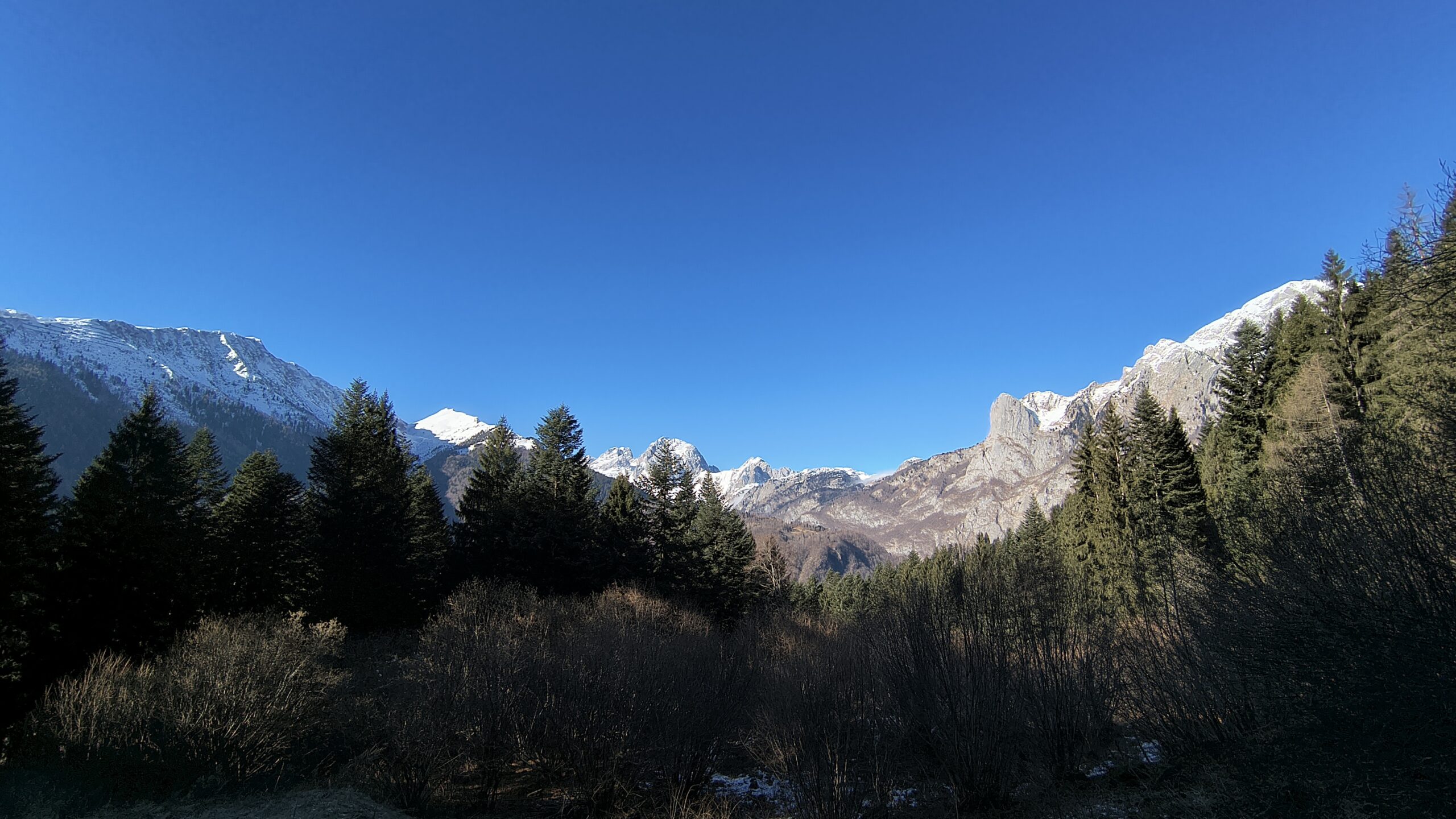 Panoramica nei pressi del Rio Moscardo