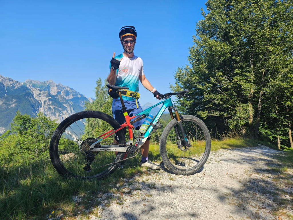 Alessio, maestro MTB FCI e guida di Dream Trails Academy
